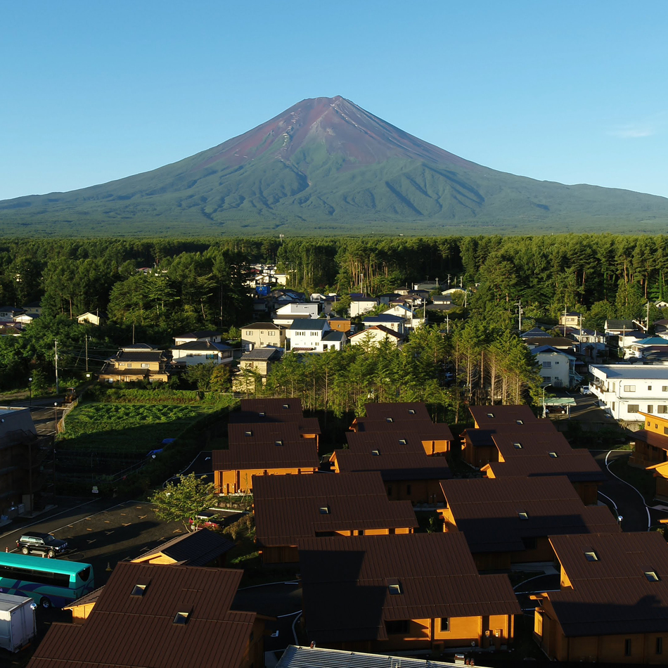 富士山リゾートハウスふようの宿と富士山