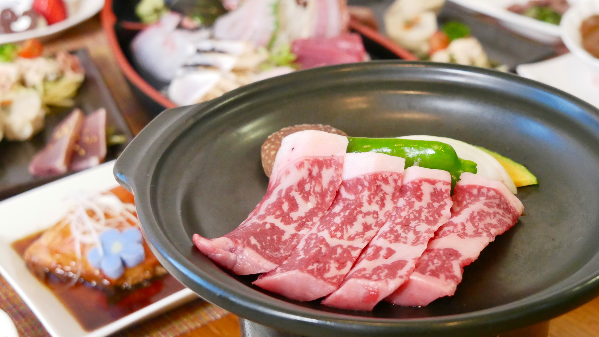 【夕食一例】国産牛ステーキ