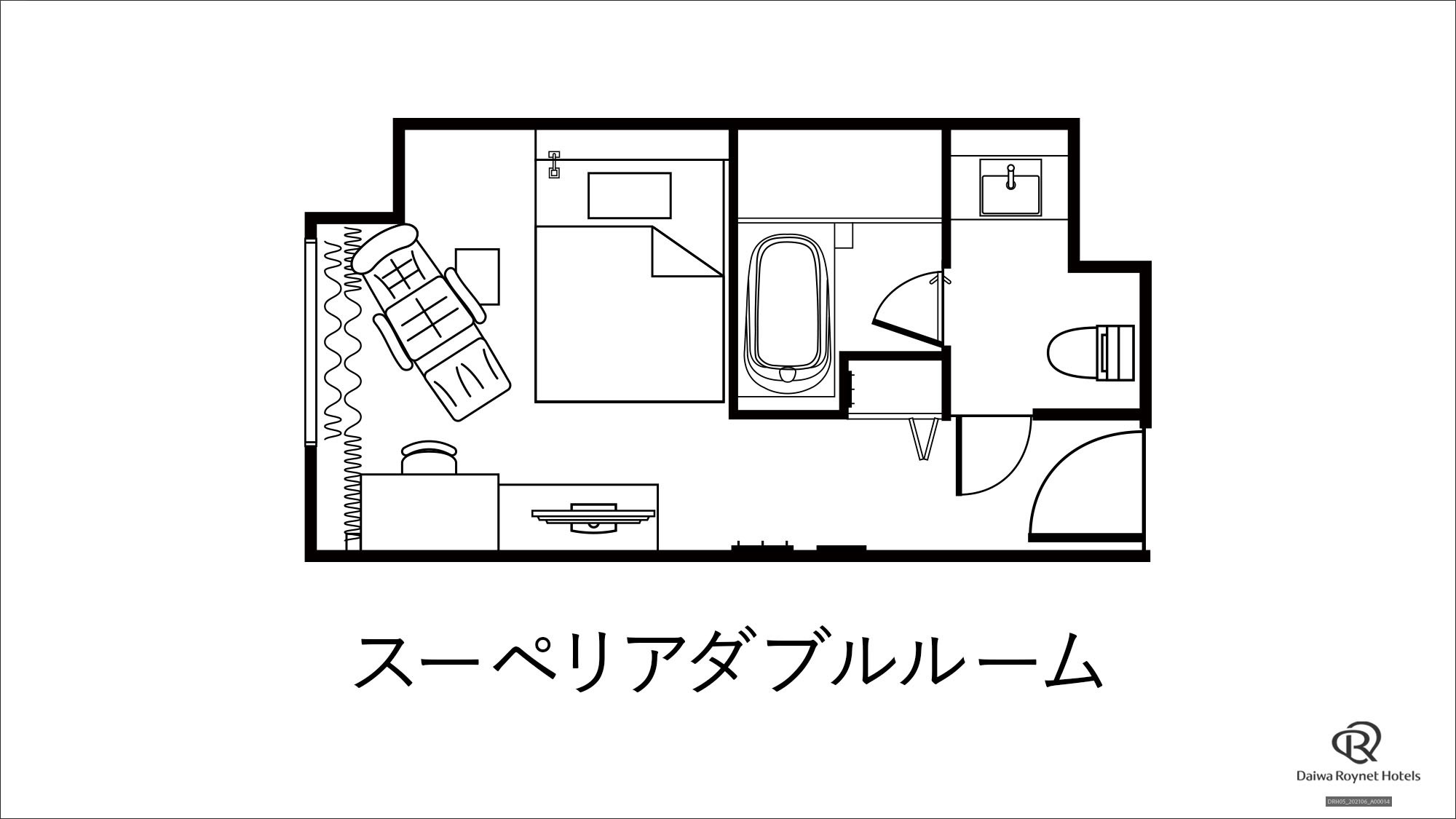 スーペリアダブル間取り