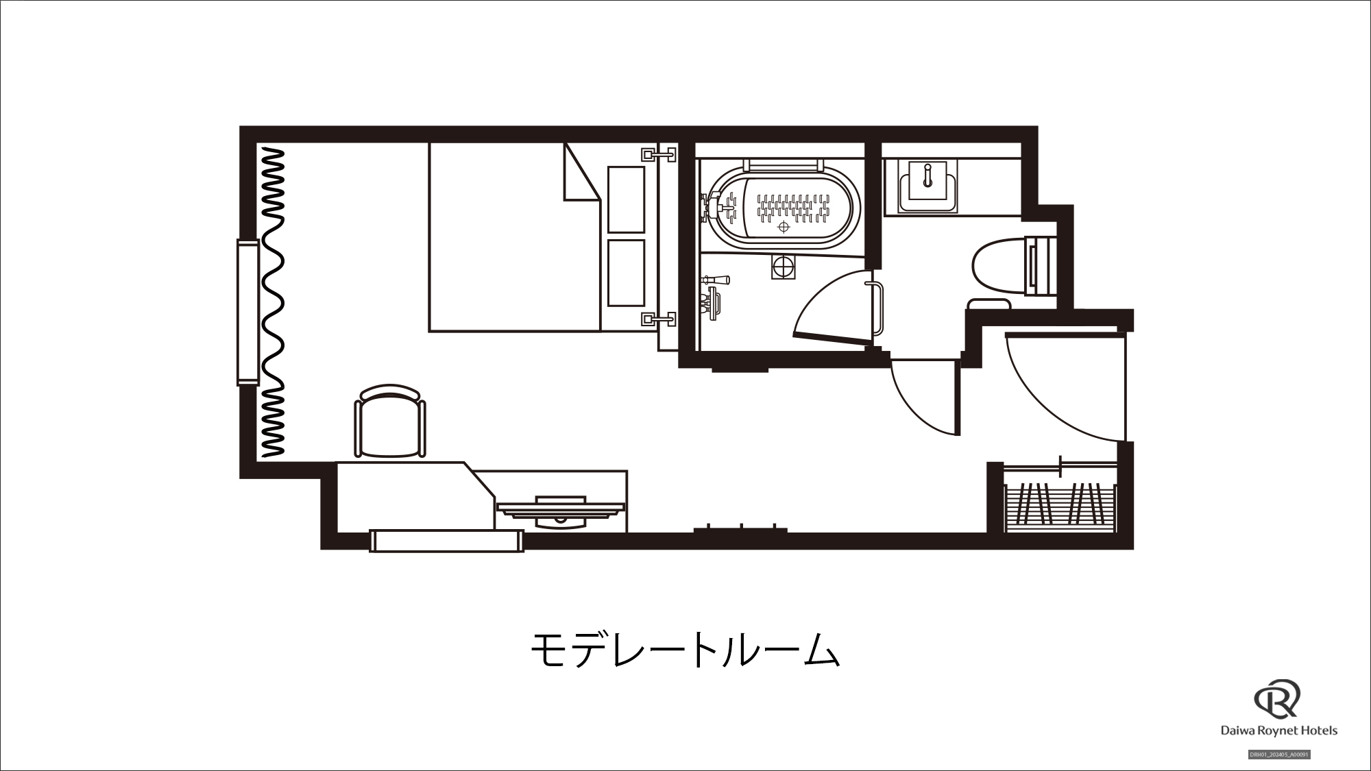 モデレート 間取り図