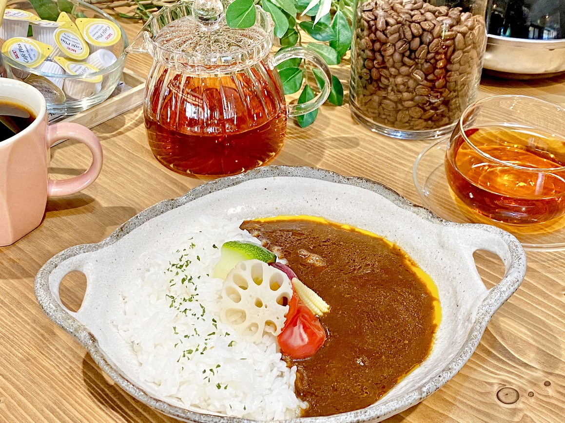 日替わり朝食一例【野菜カレー】