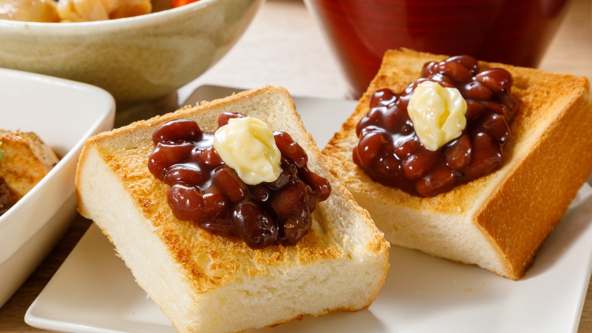 【朝食】あんバタートースト