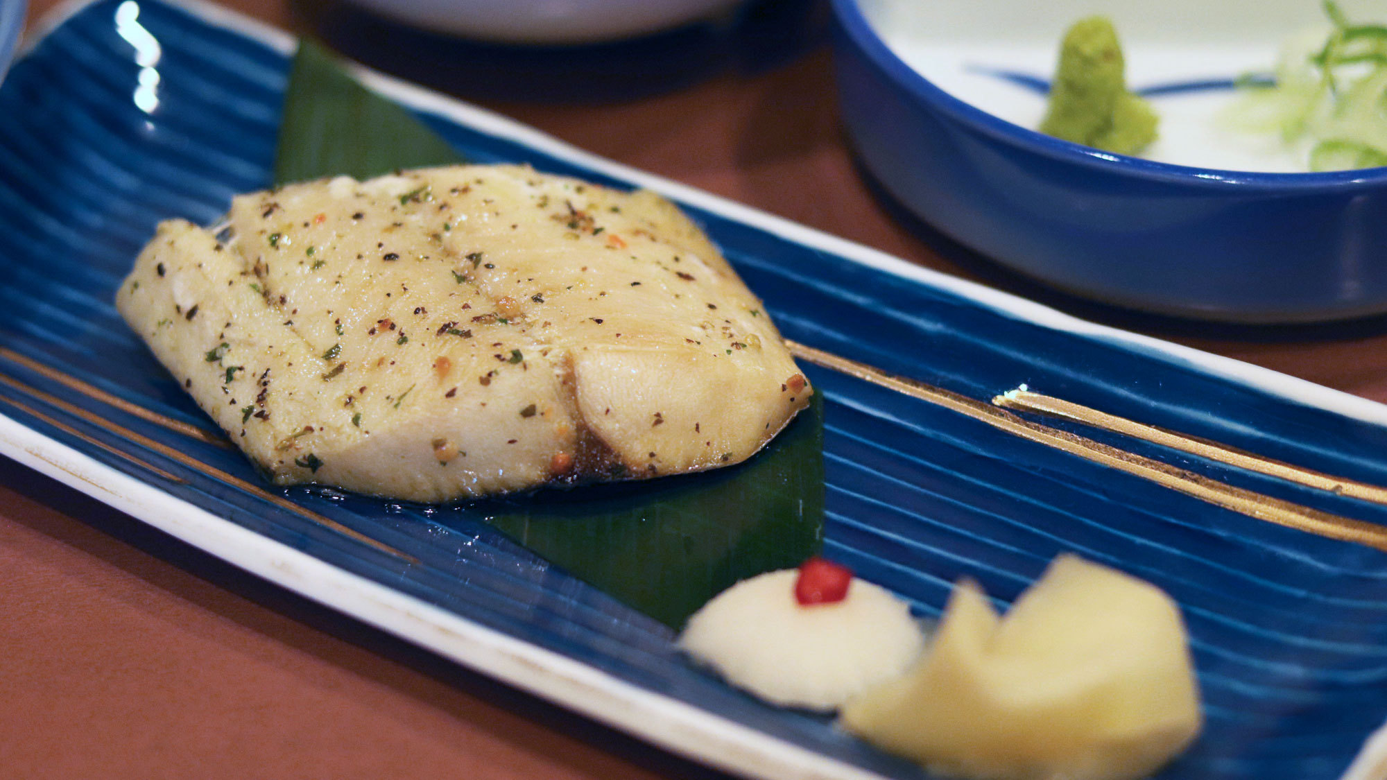 【いわや木曽路料理】焼魚一例。