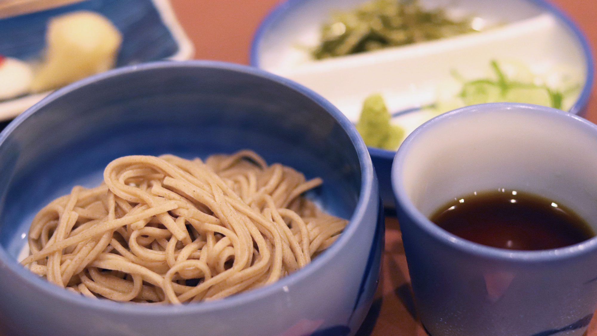 【いわや木曽路料理】信州蕎麦。