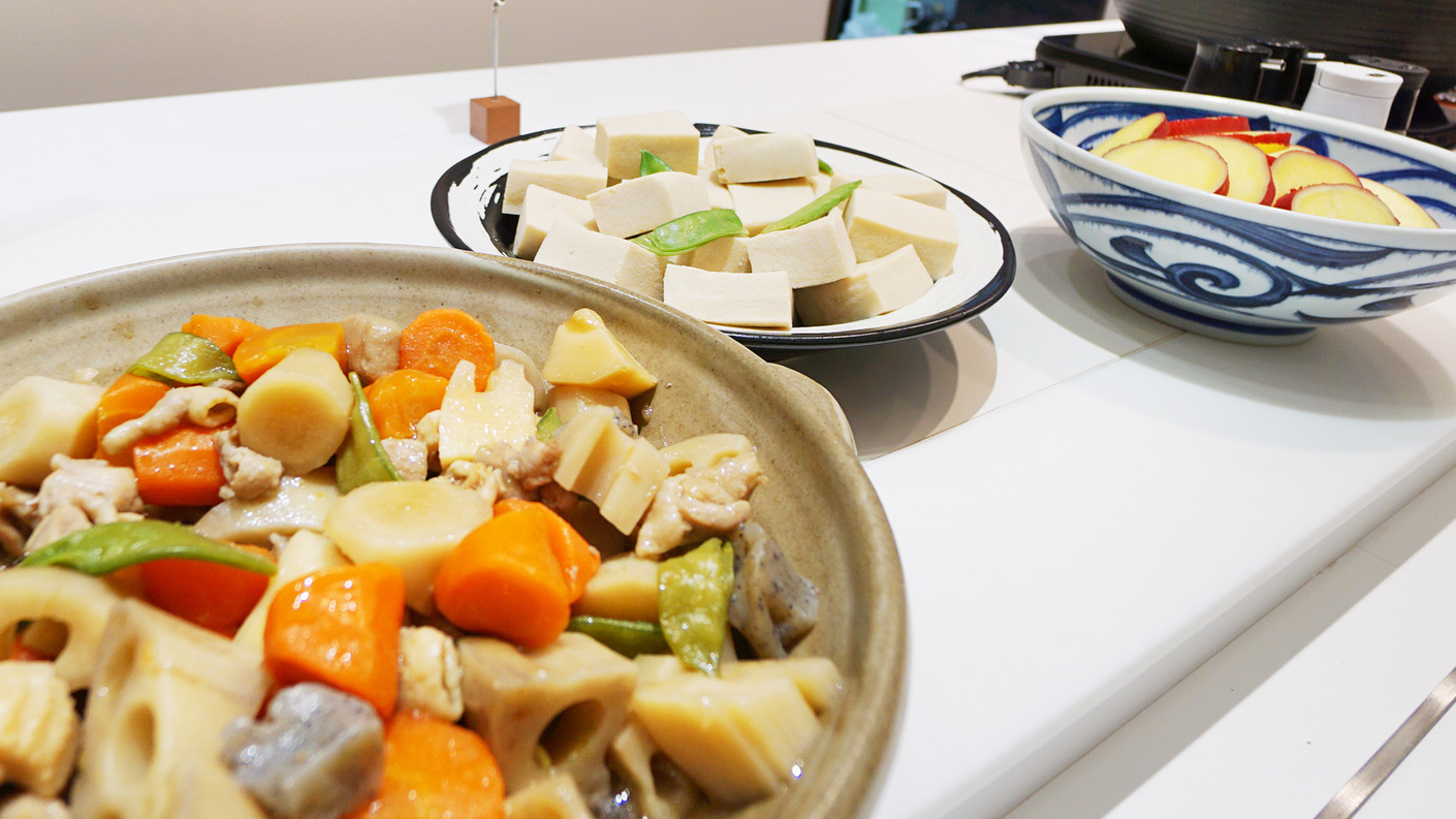 朝食ビッフェ和食