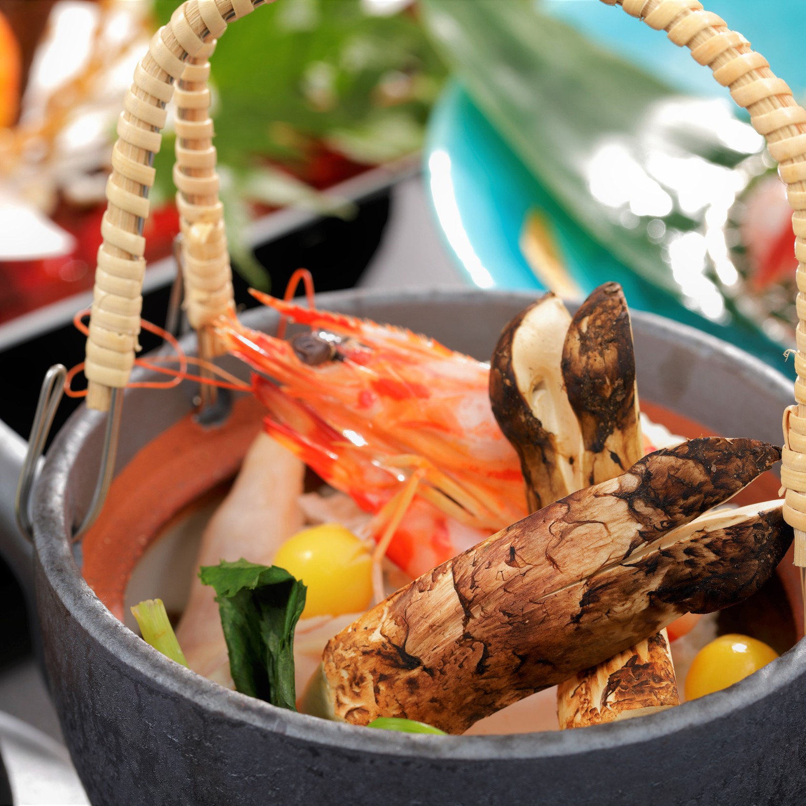 【ご夕食】一例。季節によって食材の変更の可能性があります