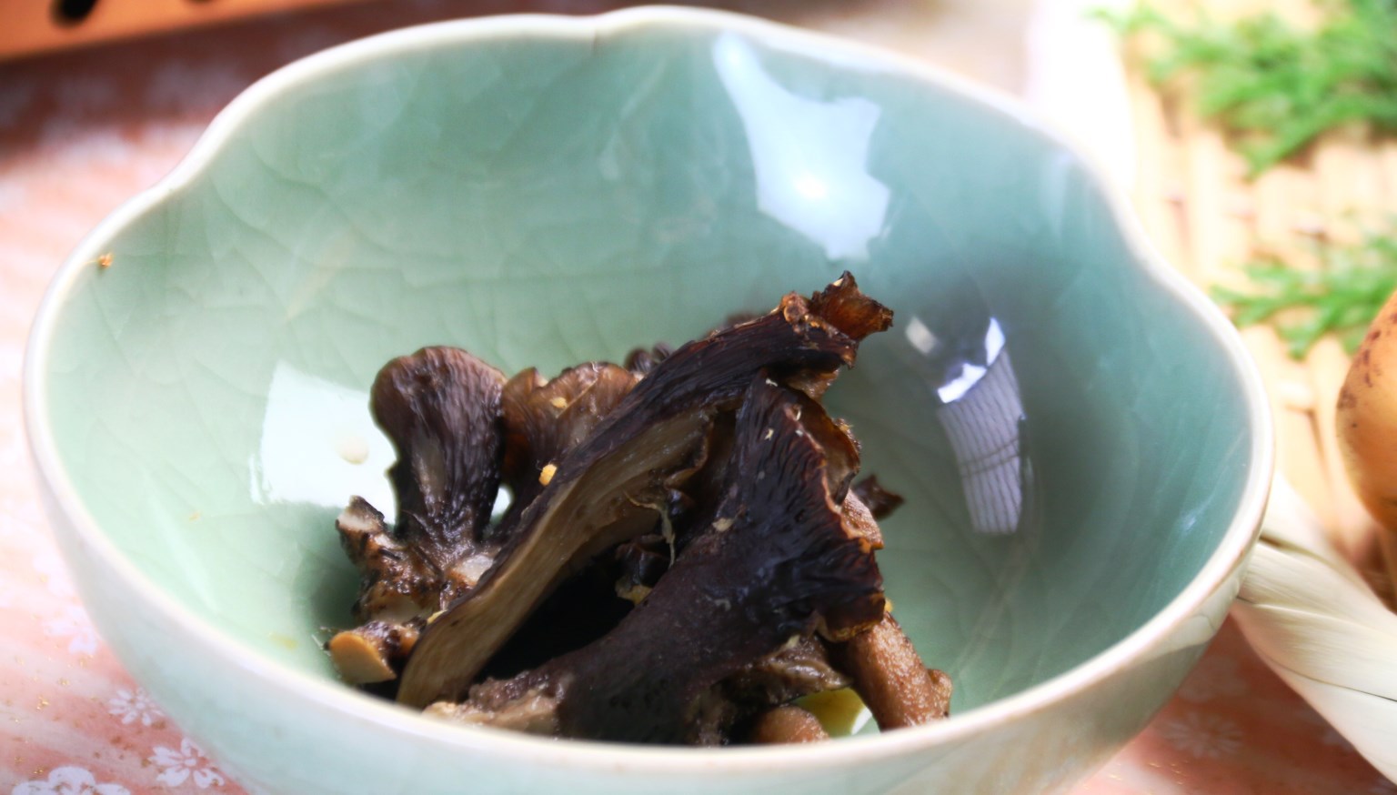 【きのこ料理】小鉢-紫舞茸のごま和