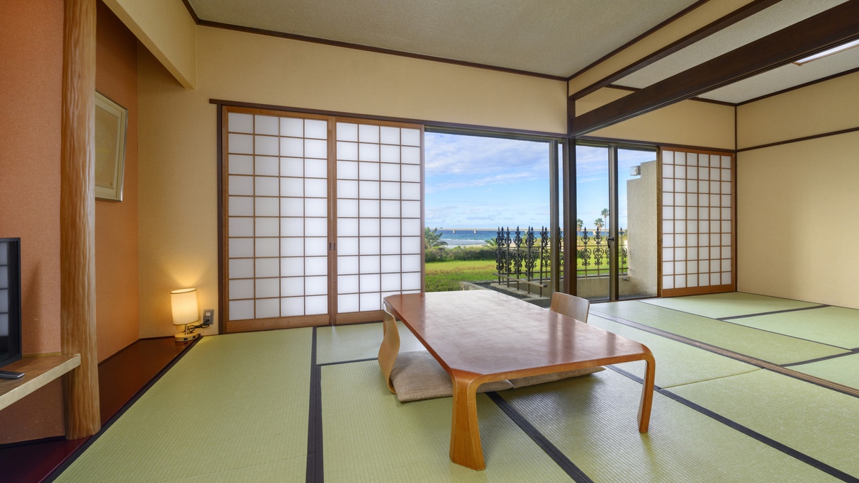 角島大橋側二間和室８畳＋4.5畳（禁煙）