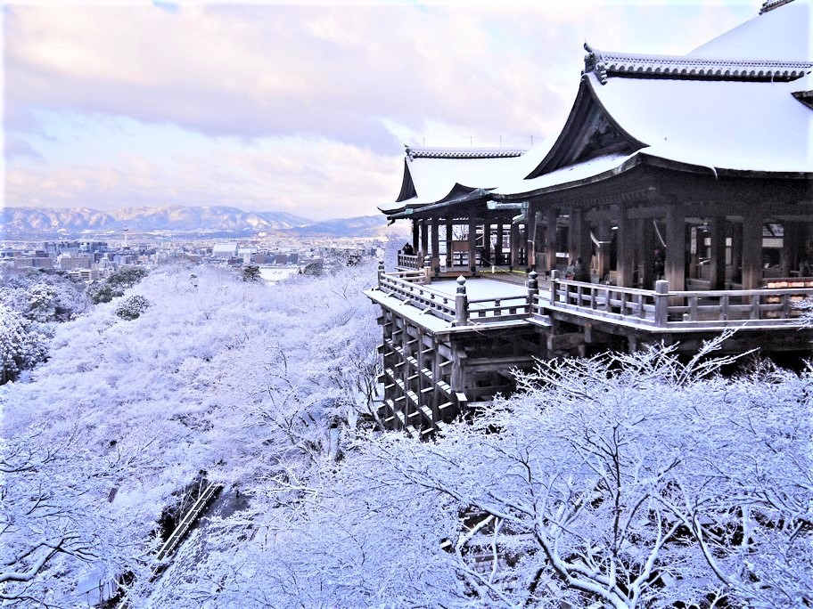 京都の冬はとても寒いですがこんな景色が見られることも春&秋より少し落ち着く冬の旅行もおすすめです。