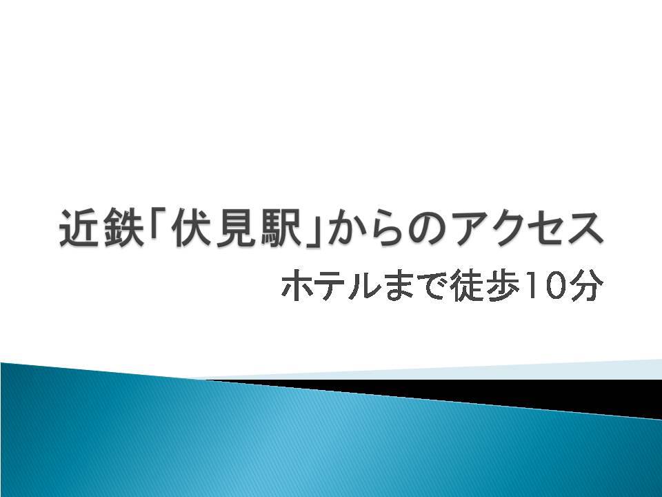 近鉄電車「伏見駅」からのアクセス