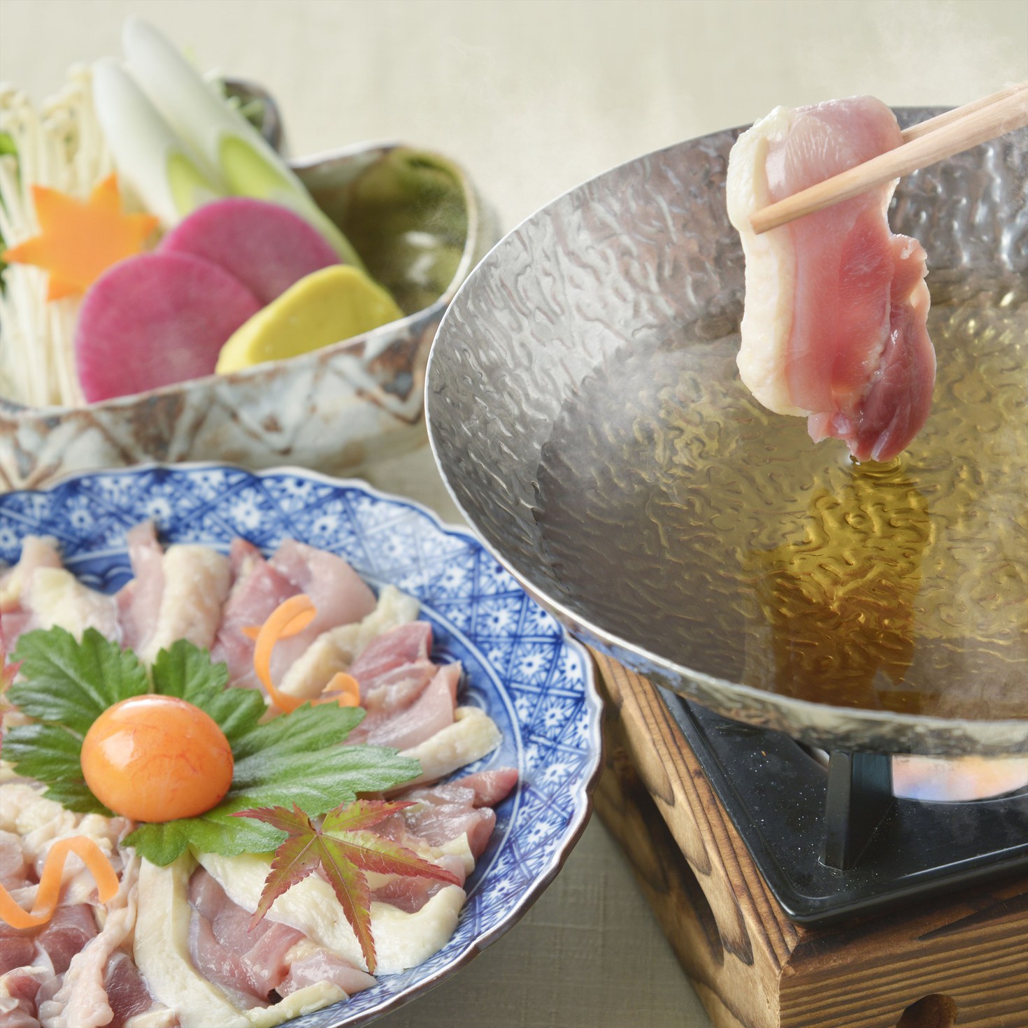 近江軍鶏の水炊き
