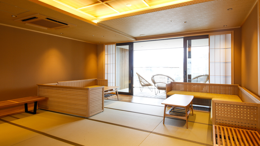 【津山温泉・城見SPA】湯上りラウンジ（一例）