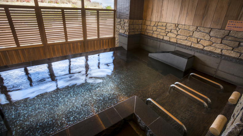 【津山温泉・城見SPA】露天風呂・寝湯（一例）