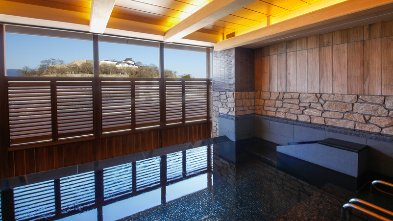 【津山温泉・城見SPA】露天風呂（一例）