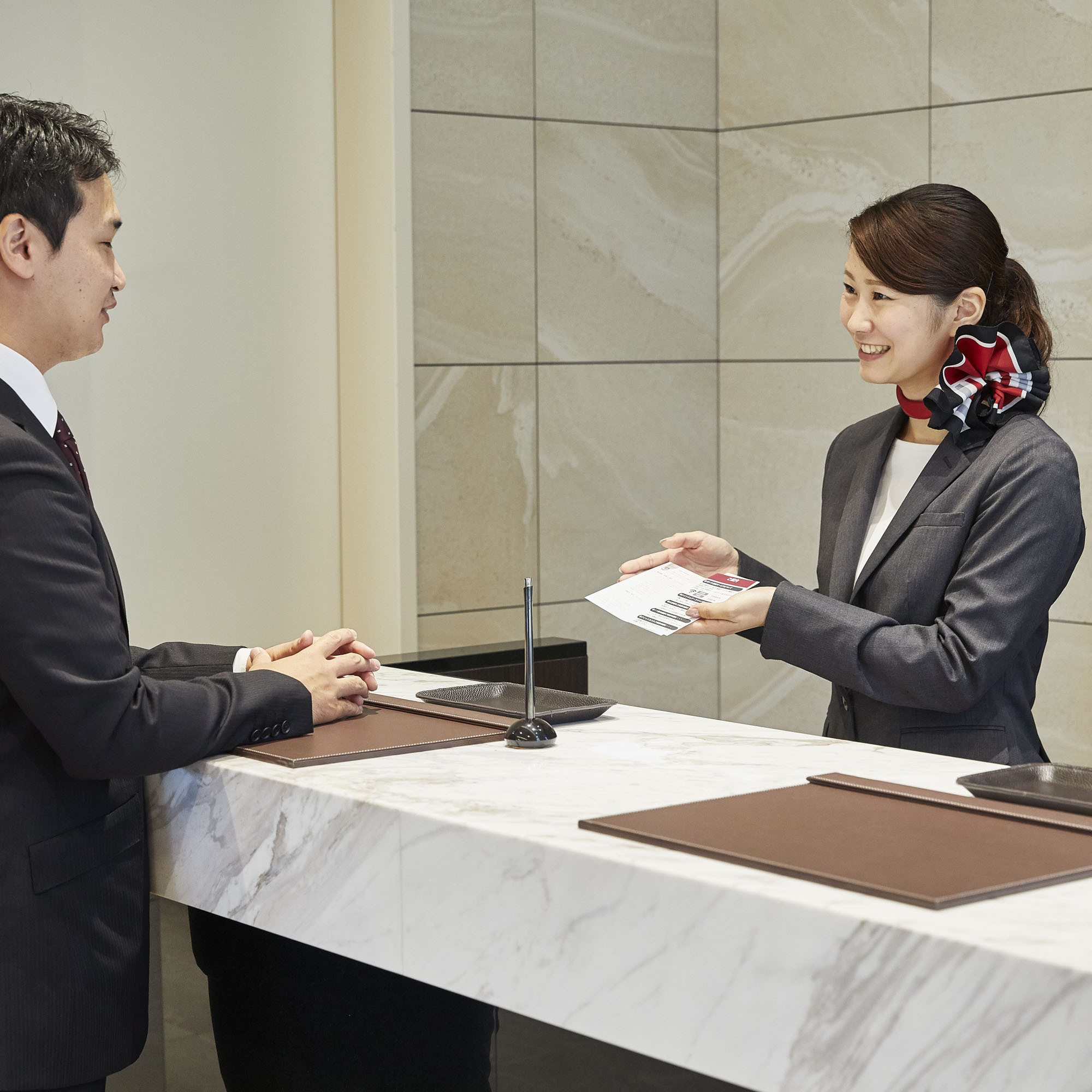フロント手続きイメージ
