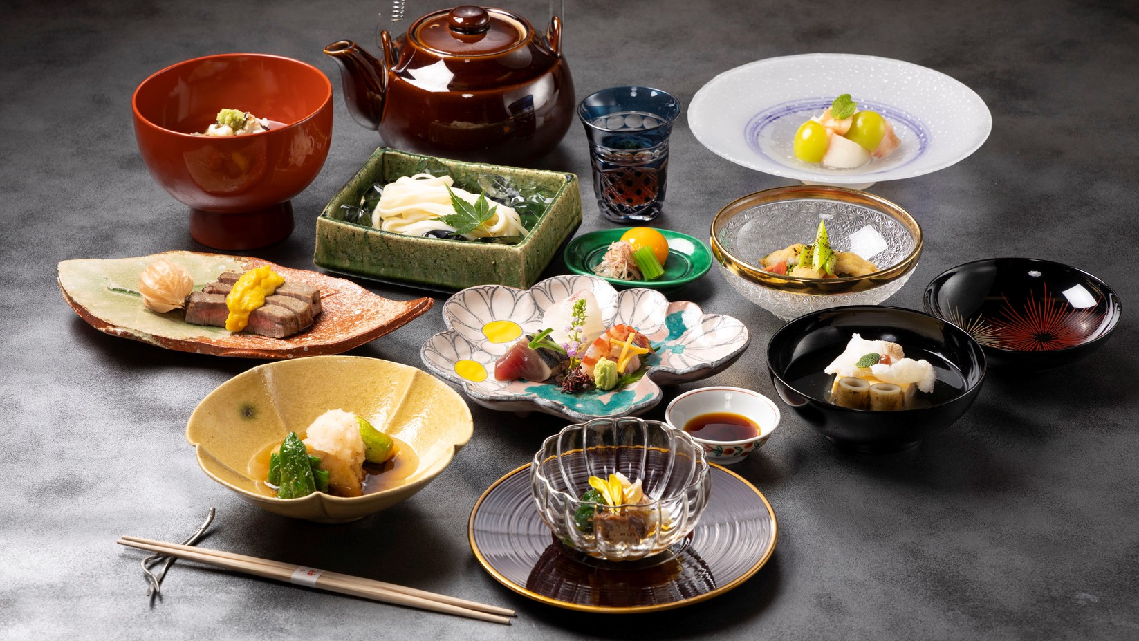 【季節のコース20，625円】料亭二蝶で味わう極上和会席ディナープラン《２食付》