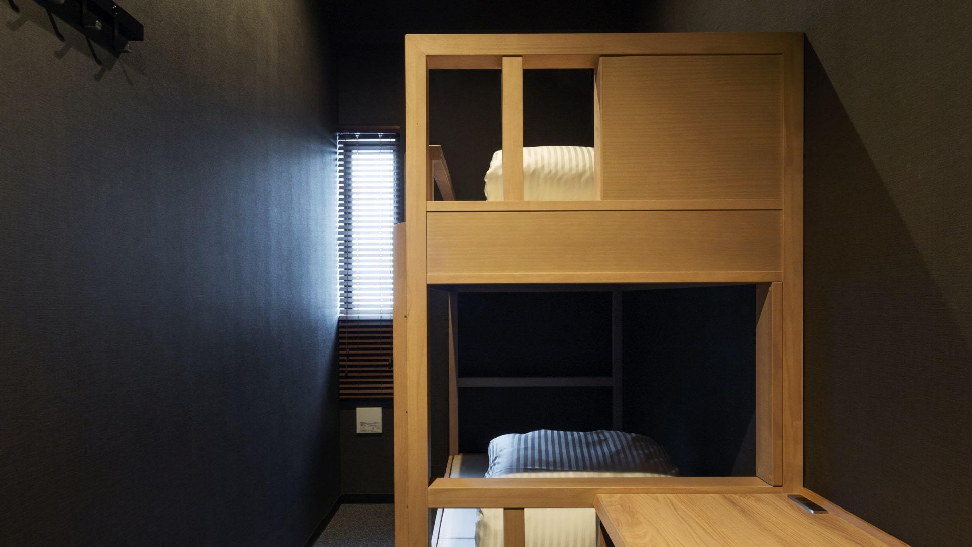 7㎡とコンパクトなBUNK BEDルーム