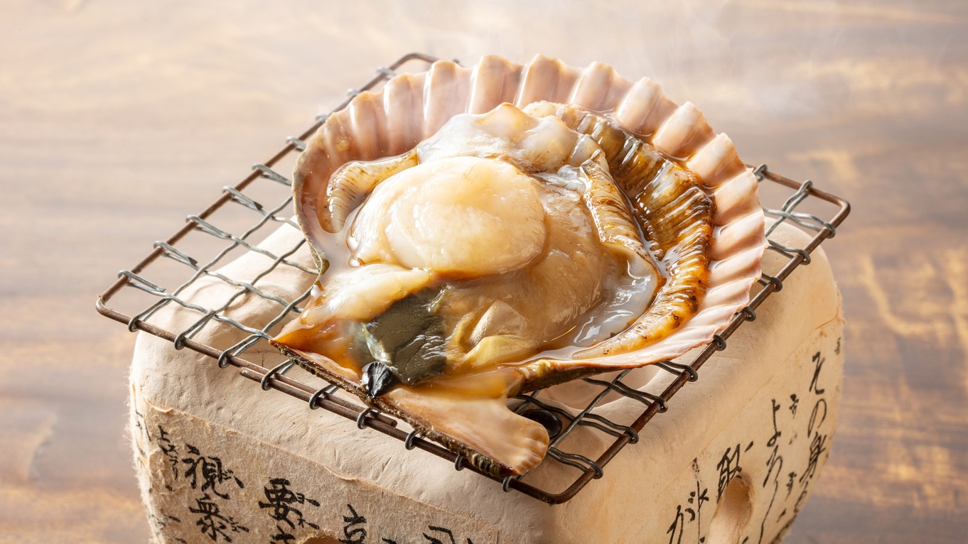 【アラカルト一例】ホタテ貝のバター焼き