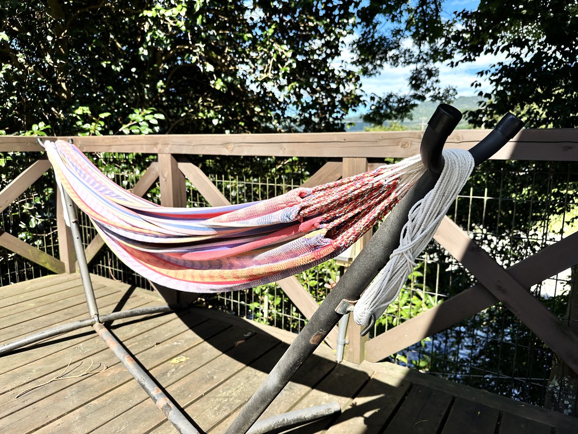 テントサイトハンモック