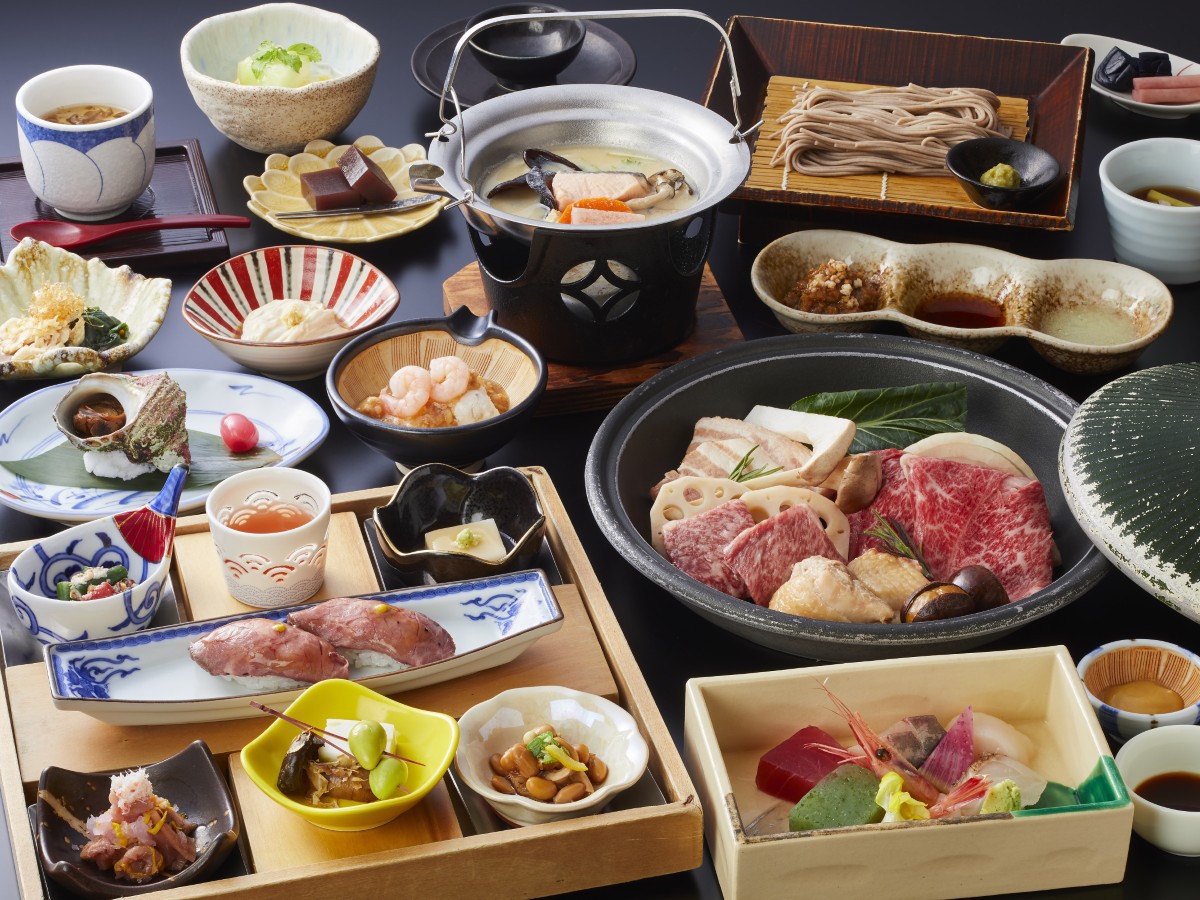 飛騨牛メインの和会席