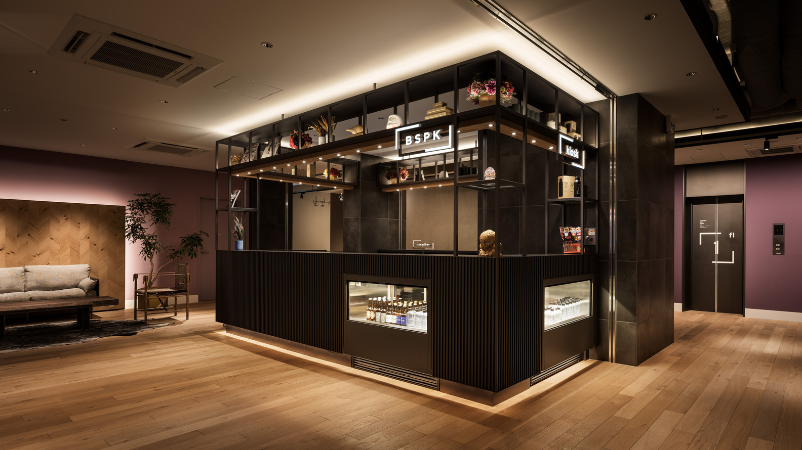 レセプション斜め