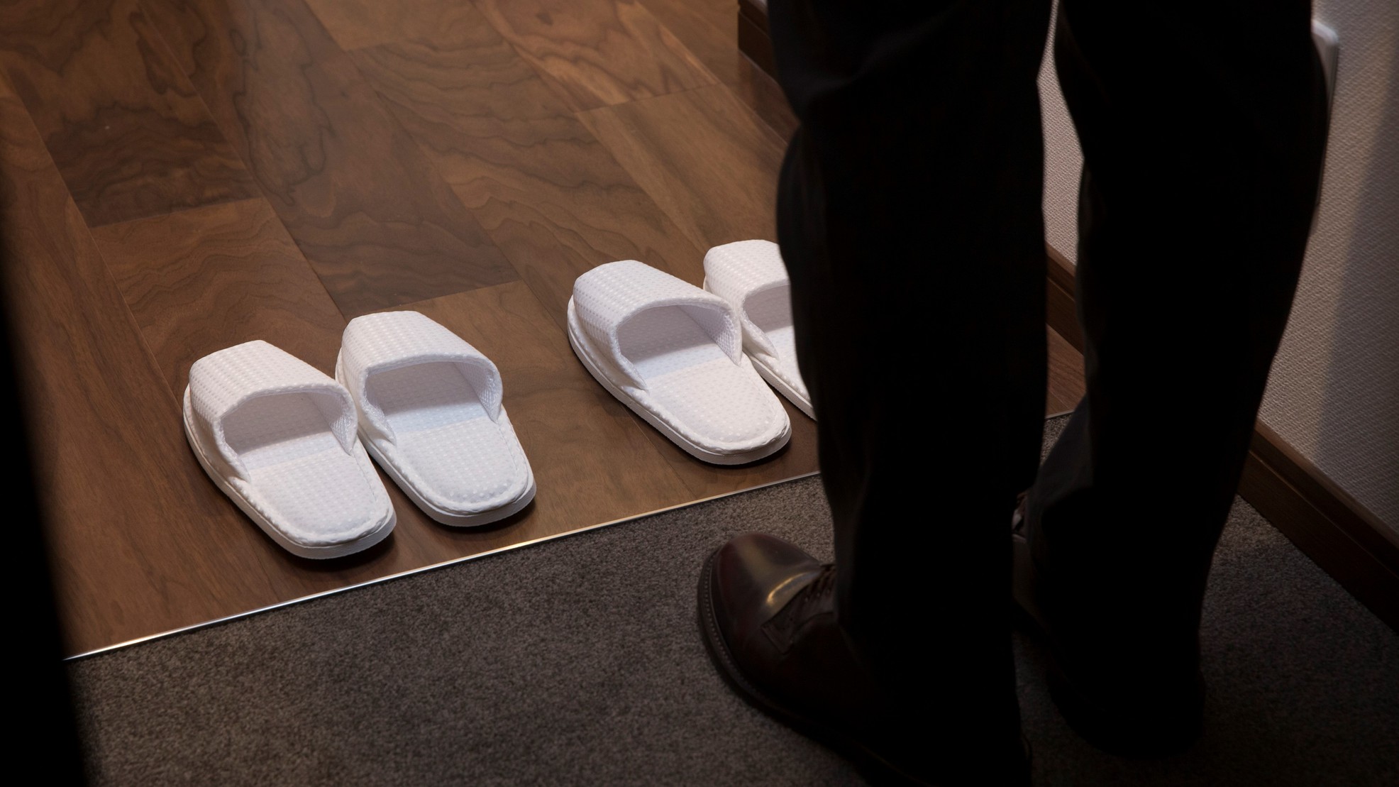 ANNEX棟のすべてのツインルームは靴を脱いでおくつろぎいただけます