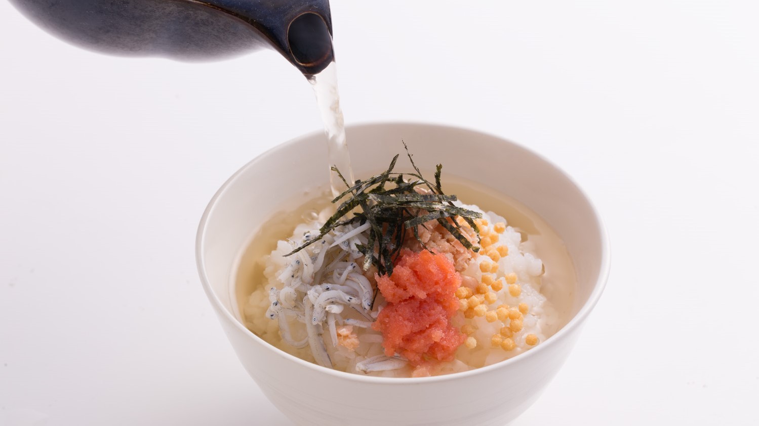 鯛のだし汁でお好みの出汁茶漬けを。