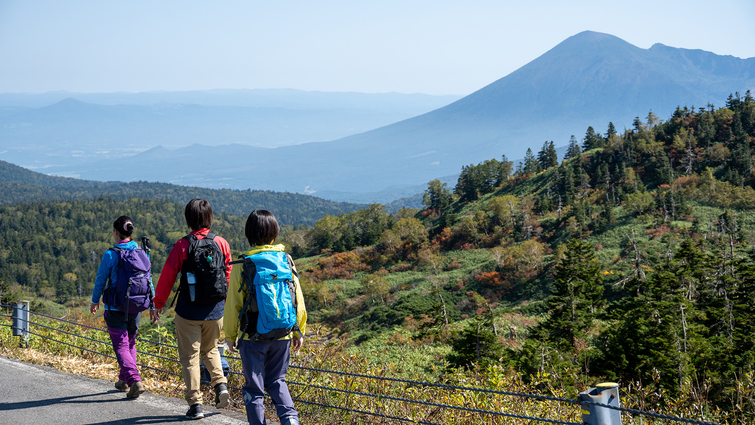 【畚岳登山口】岩手山と姫神山の眺望！運が良ければ雲海も見られます
