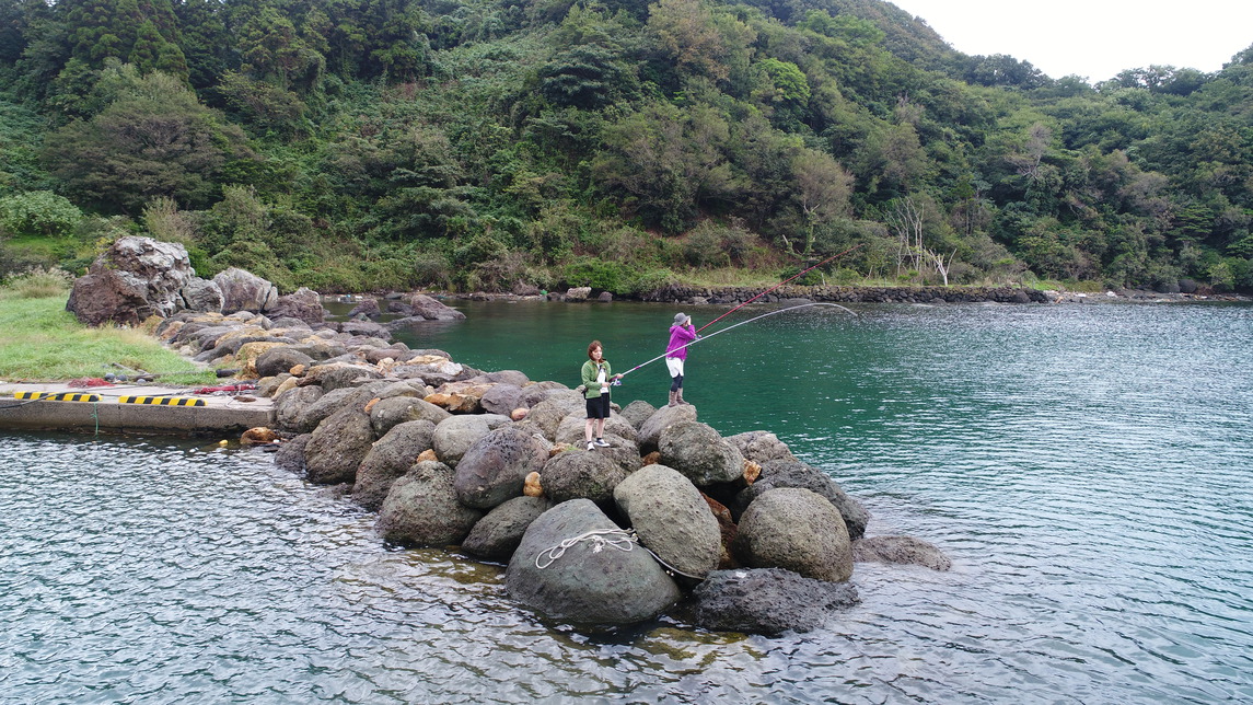 歩いて3分の海