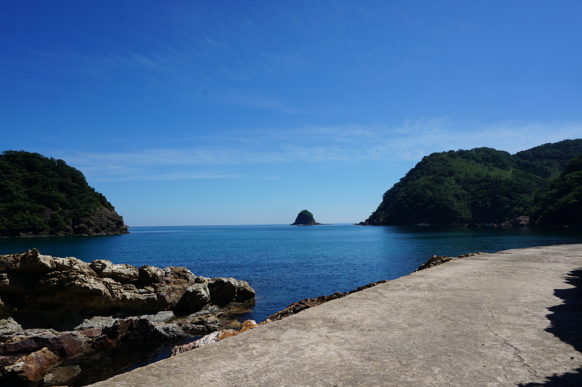 海沿いの散歩道