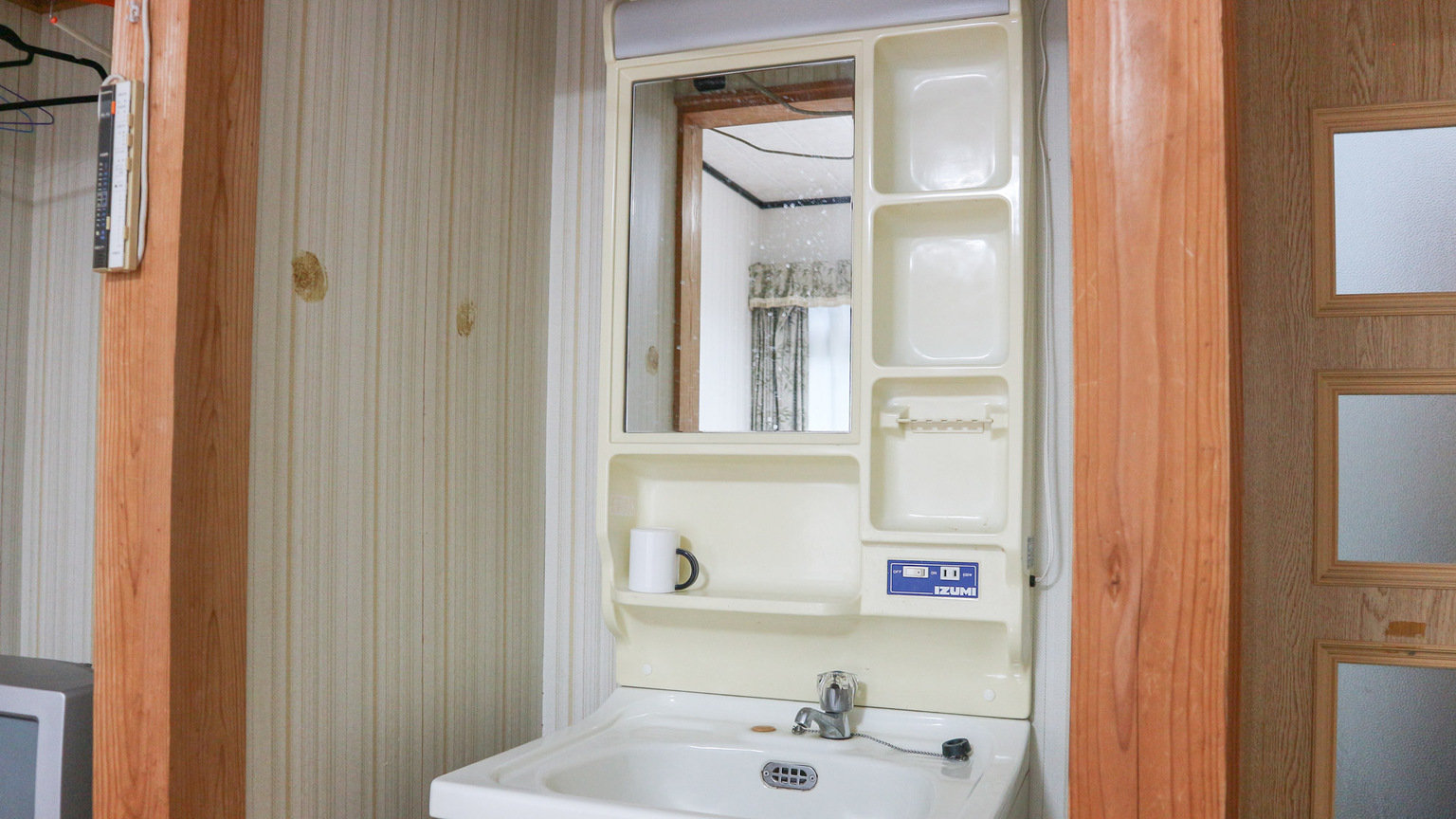 *【客室一例】洗面台。客室内にございますので、ご自分のペースで準備できます♪
