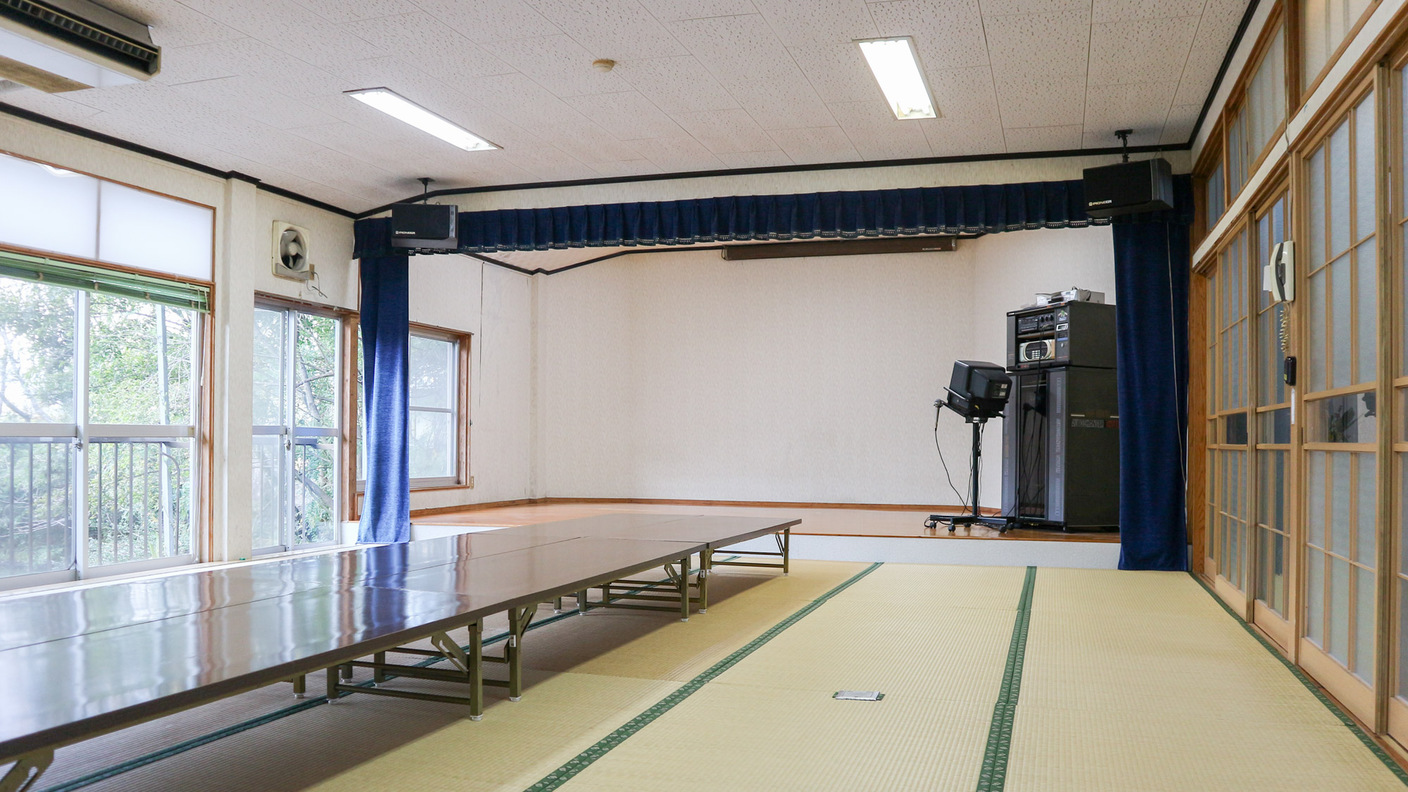 *【館内一例】宴会場。団体さんでのご利用も可能です！