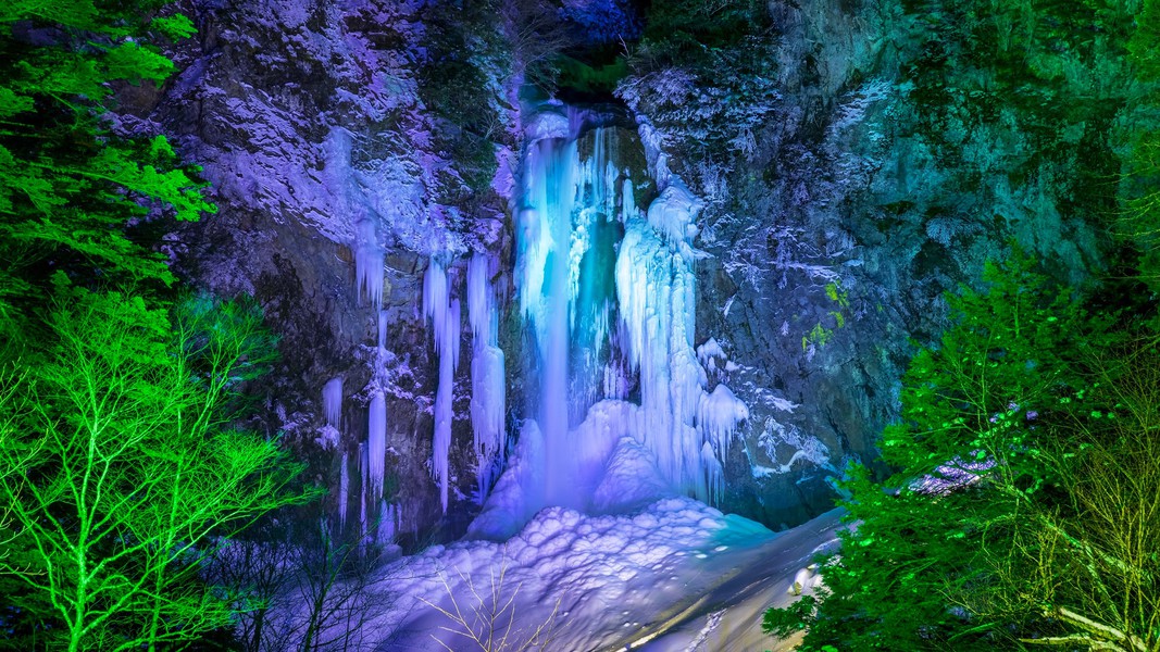 平湯大滝結氷まつり