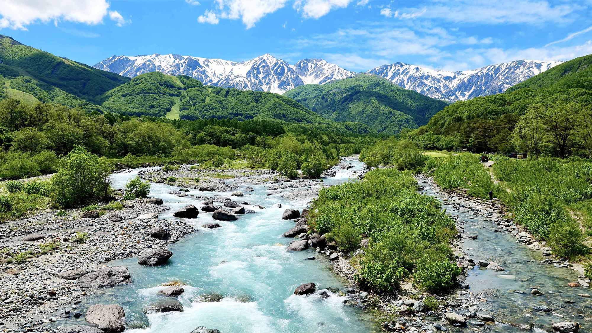 ・【松川 大雪渓】信州の自然がもつ豊かな水源を五感で感じていただけます。