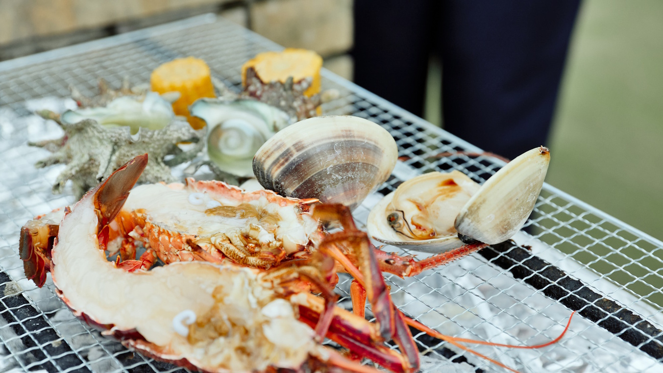 【BBQ】館山ならではの海の幸を愛犬と一緒にお楽しみください！※食材はご持参をお願いしております。