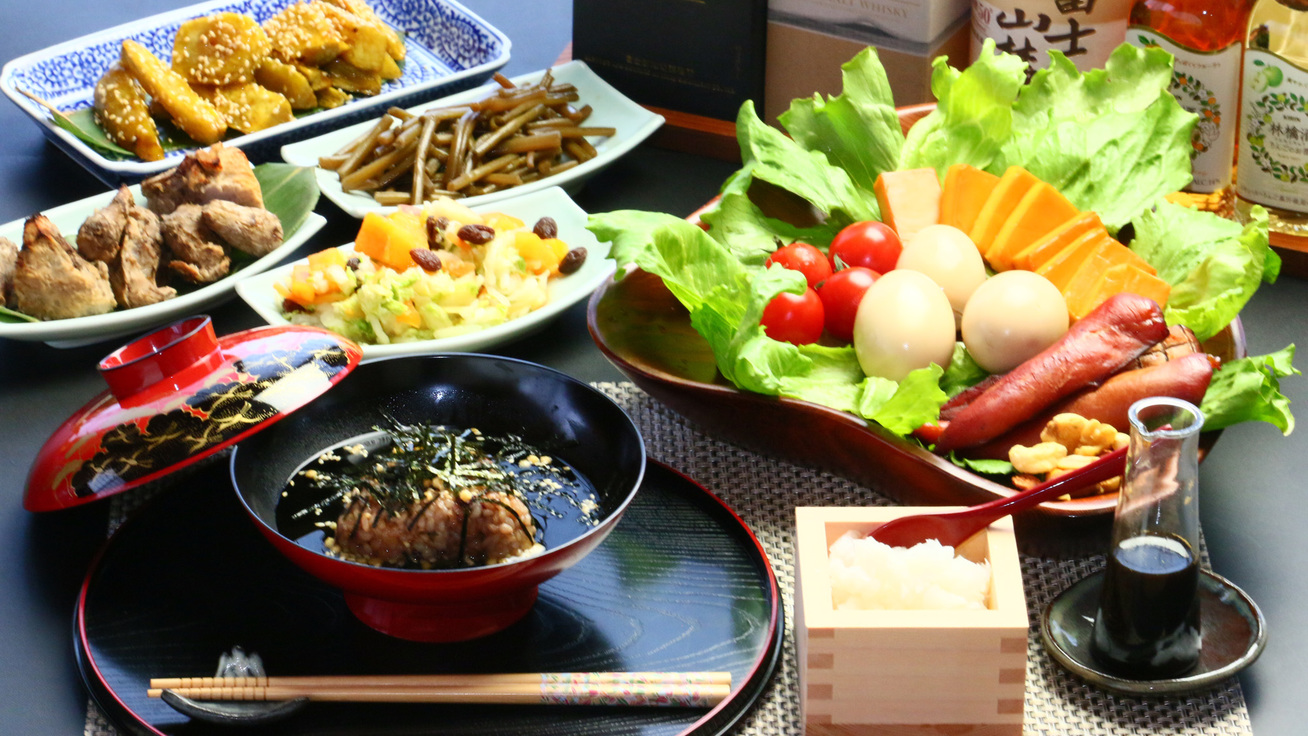 自家製野菜をふんだんに使った「このはな」特製のお夕食で富士山のエネルギーを食べに来ませんか？