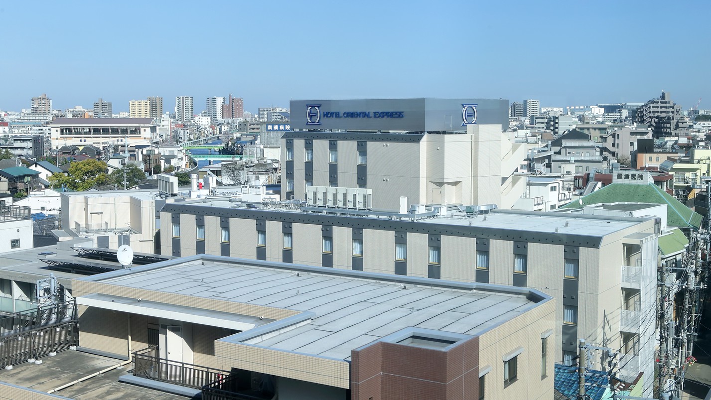 外観（上空）京急蒲田駅側より