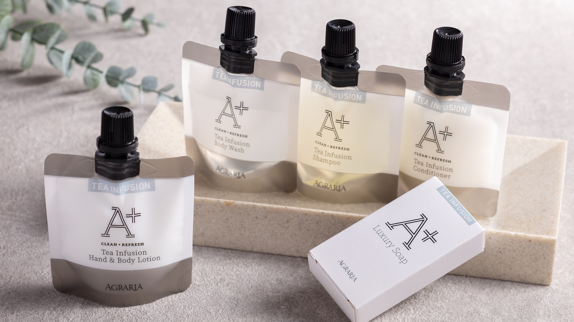 “;AGRARIA（アグラリア）”;のバスアメニティ