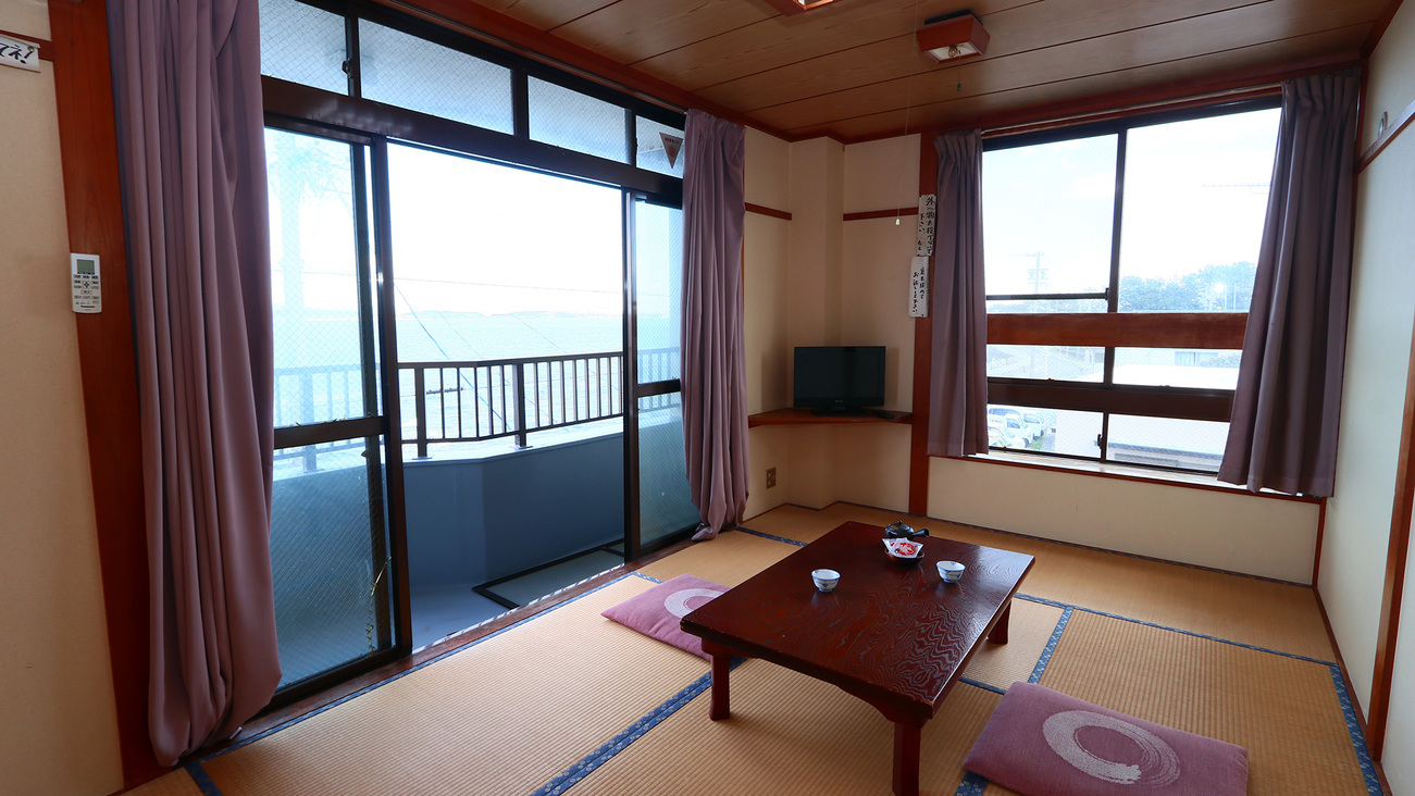 3階和室7.5畳お部屋から海を眺めることができます＊お部屋の指定は出来かねます 