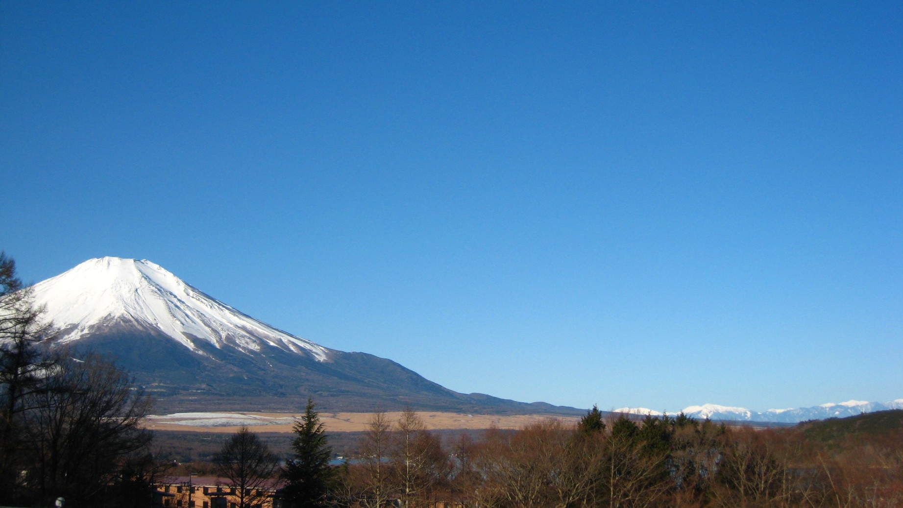 2階からの南アルプスと富士山！