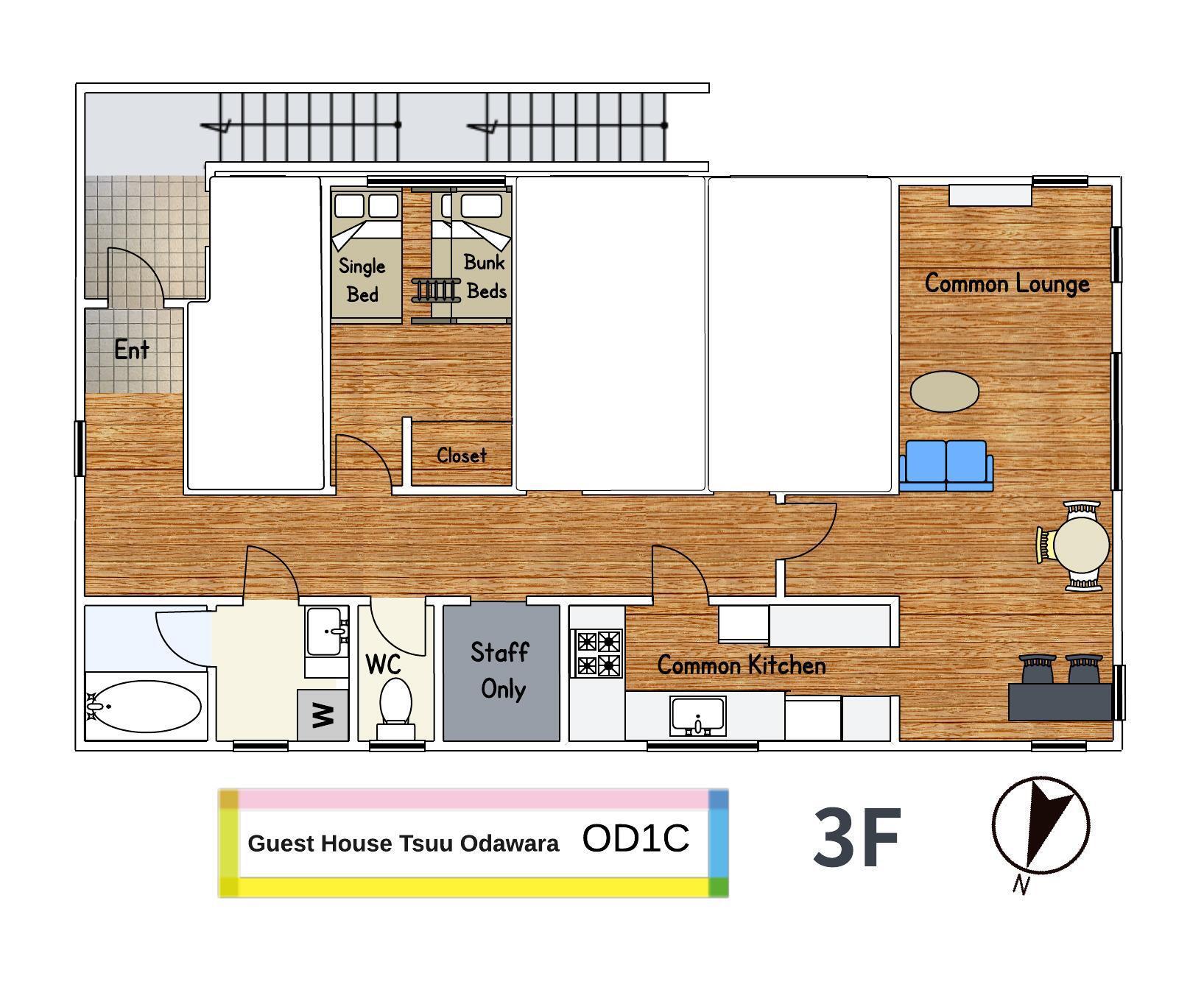 Room C フロアプラン