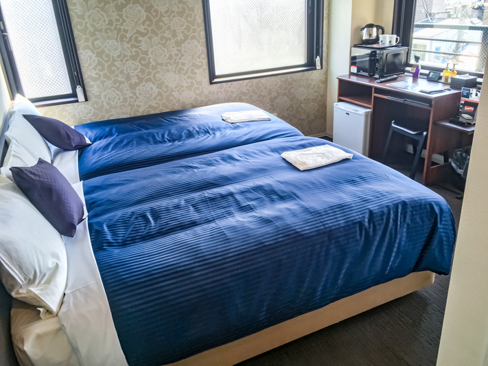ツインルーム全室スランバーランドベッドを完備しております。