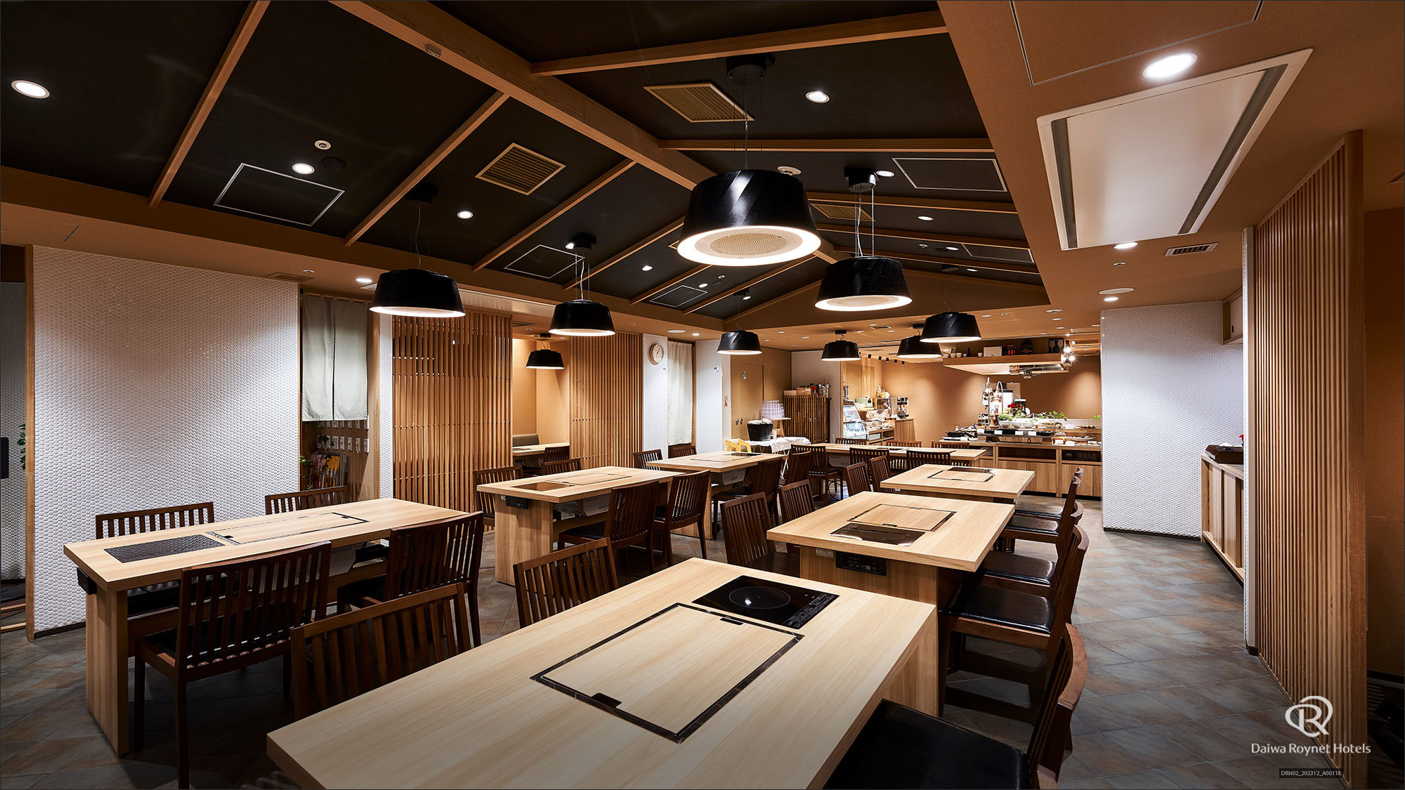 朝食会場