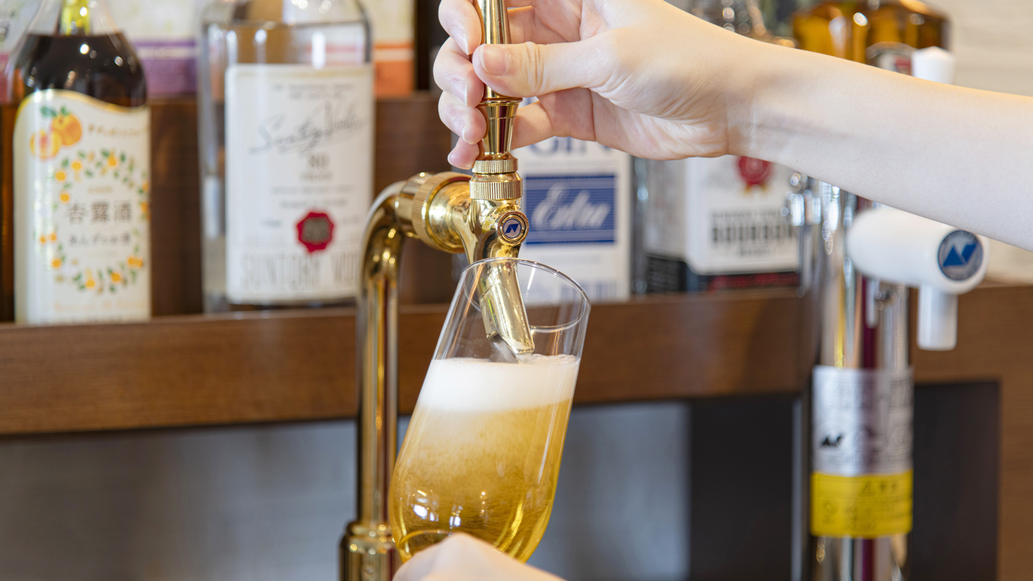 ビールサーバーならではのクリーミーな泡立ちをお楽しみください