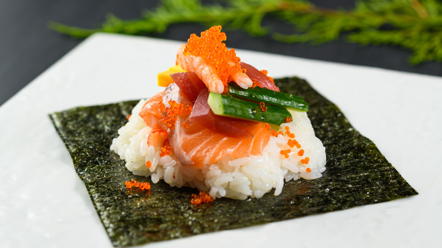 【朝食バイキング】海苔と酢飯で手巻き寿司もお楽しみいただけます♪