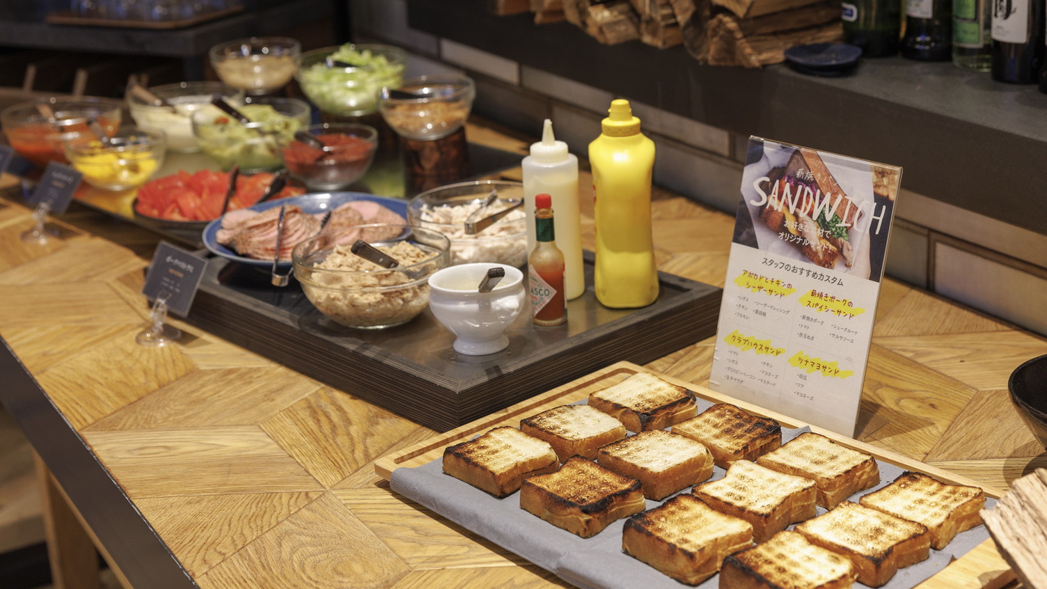 【新朝食】こだわりブッフェ朝食オリジナルサンドイッチや九州料理をお楽しみください♪