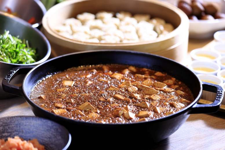 大人気の「朝から麻婆豆腐」