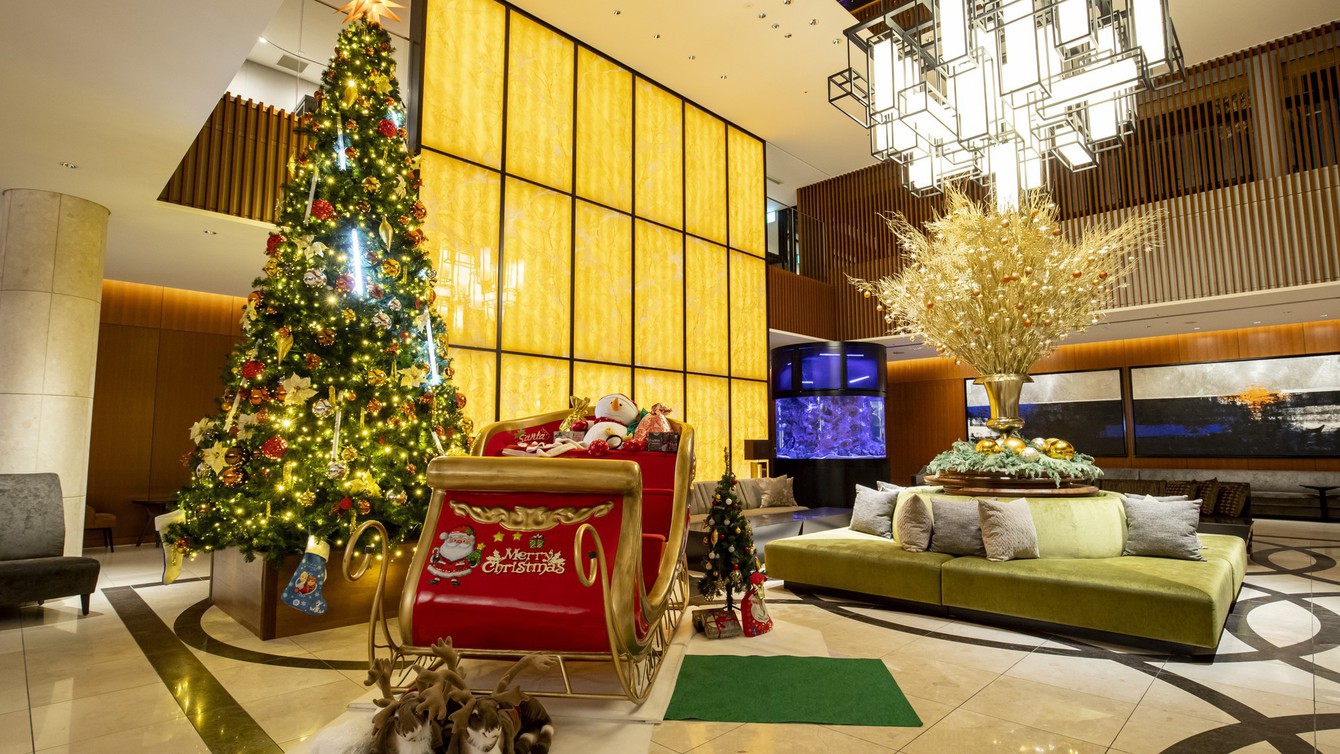 ロビー（クリスマスイメージ）