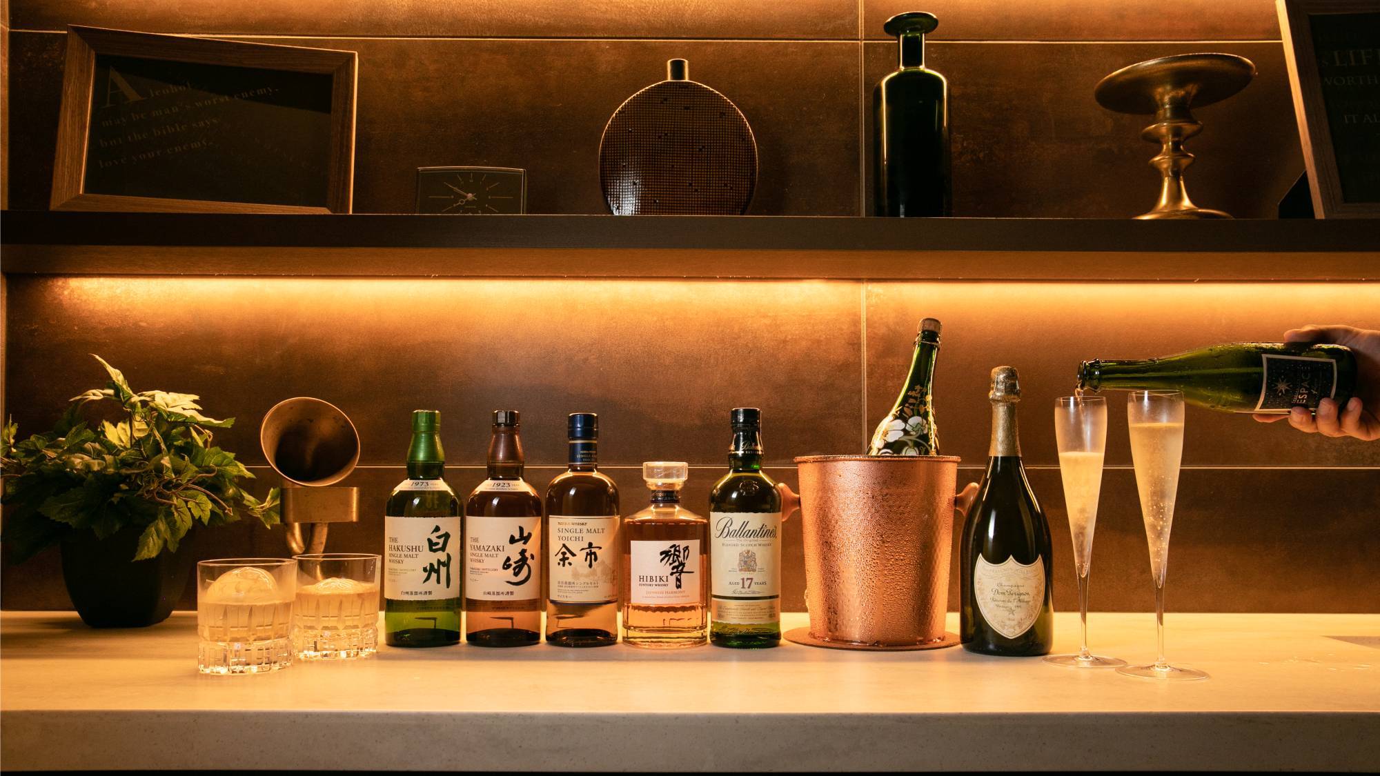 シャンパンを愉しむラグジュアリーprivate spa&bar付