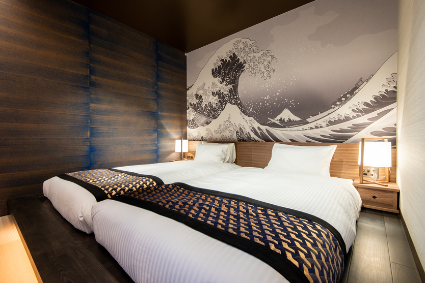 デラックスツイン（神奈川沖浪裏）